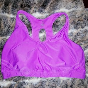 Old Navy Racerback Sports Bra in neon lilac